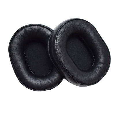 1 Pair Leather Sponge Ear Pads For Denon AH-MM400 Headset(Black) - Earmuff & Pad by PMC Jewellery | Online Shopping South Africa | PMC Jewellery