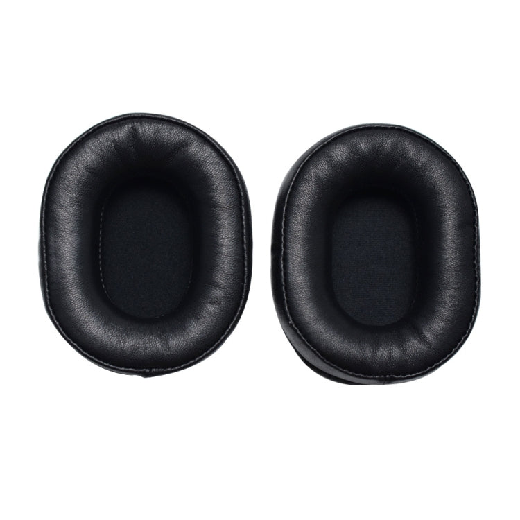 1 Pair Leather Sponge Ear Pads For Denon AH-MM400 Headset(Black) - Earmuff & Pad by PMC Jewellery | Online Shopping South Africa | PMC Jewellery