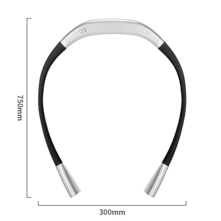 LED Hanging Neck Light Universal Hose Eye Protection Reading Light(Space Silver) - Desk Lamps by PMC TechLife | Online Shopping South Africa | PMC TechLife | Buy Now Pay Later Mobicred