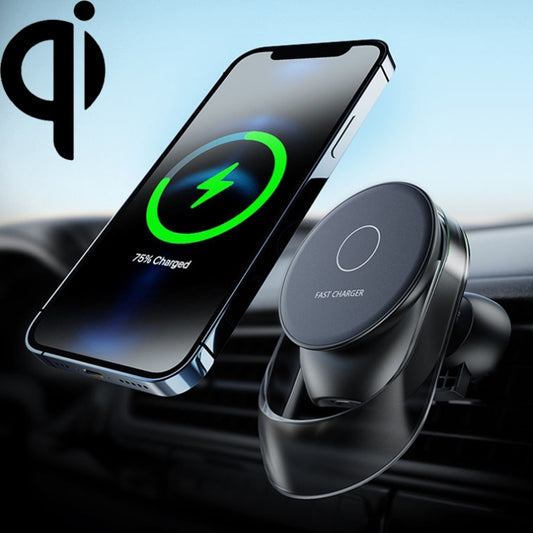 F9189 15W MagSafe Magnetic Car Lighting Wireless Charger(Black) - Wireless Charger Holders by PMC Jewellery | Online Shopping South Africa | PMC Jewellery