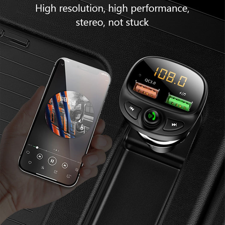 HY-87 Car Bluetooth MP3 Dual USB Car Charger, Style: Regular Version - Car Charger by PMC Jewellery | Online Shopping South Africa | PMC Jewellery