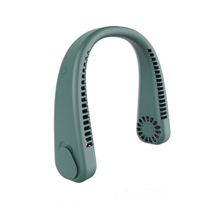 F2 USB Outdoor Portable Hanging Neck Fan(Green) - Electric Fans by PMC TechLife | Online Shopping South Africa | PMC TechLife