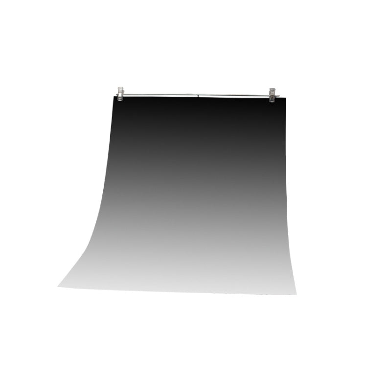 54 x 83cm Gradient Morandi Double-sided Film Photo Props Background Paper(Deep Gray / Light Gray) - Gradient Color by PMC TechLife | Online Shopping South Africa | PMC TechLife