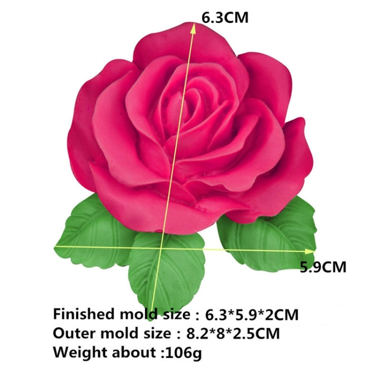 Big Rose Flower Handmade Soap Silicone Mold, Colour: Random(8.2x8x2.5cm) - Arts & Crafts by PMC Jewellery | Online Shopping South Africa | PMC Jewellery