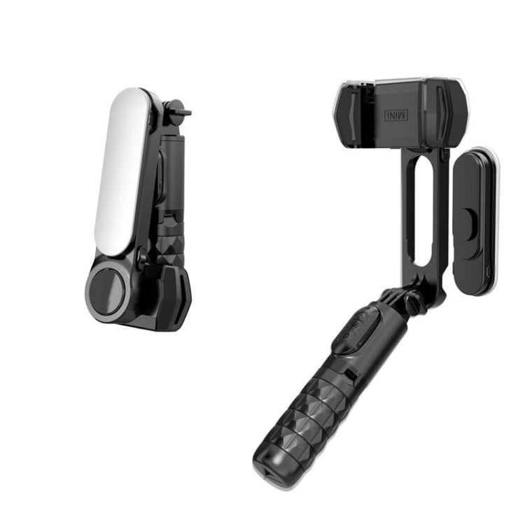 Removable Fill Light Phone Handheld Stabilizer with APP(Q09 Black) - Handheld Gimbals by PMC TechLife | Online Shopping South Africa | PMC TechLife