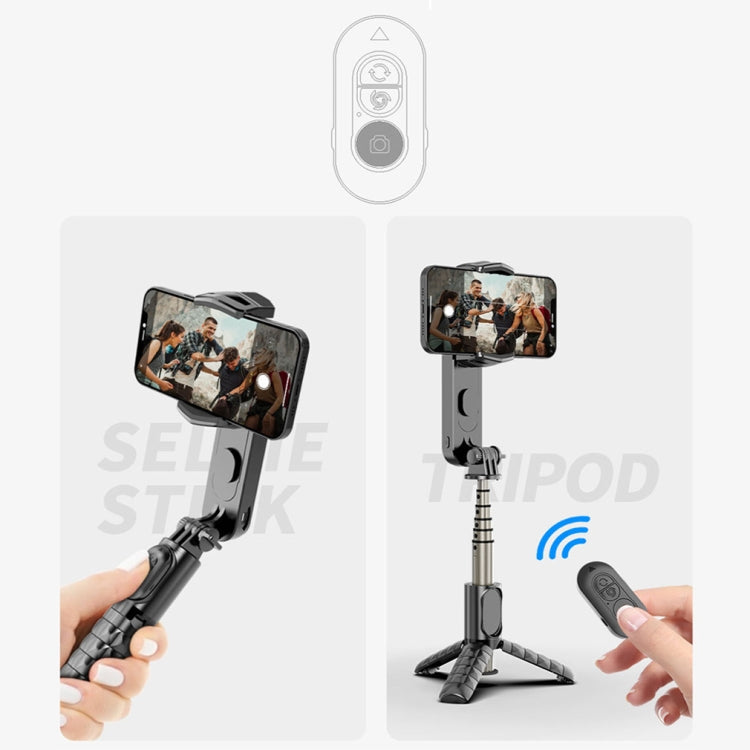 Removable Fill Light Phone Handheld Stabilizer with APP(Q09 Black) - Handheld Gimbals by PMC TechLife | Online Shopping South Africa | PMC TechLife