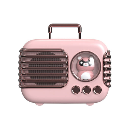 DW09 HD Sound Quality Portable USB Luggage Bluetooth Speaker(Pink) - Desktop Speaker by PMC Jewellery | Online Shopping South Africa | PMC Jewellery