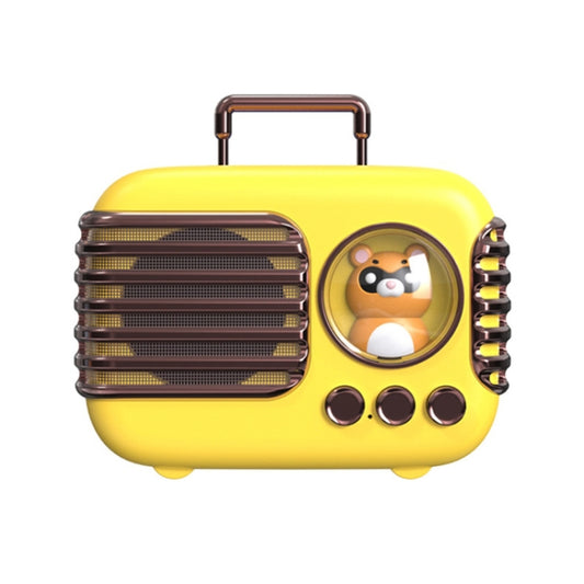 DW09 HD Sound Quality Portable USB Luggage Bluetooth Speaker(Yellow) - Desktop Speaker by PMC Jewellery | Online Shopping South Africa | PMC Jewellery