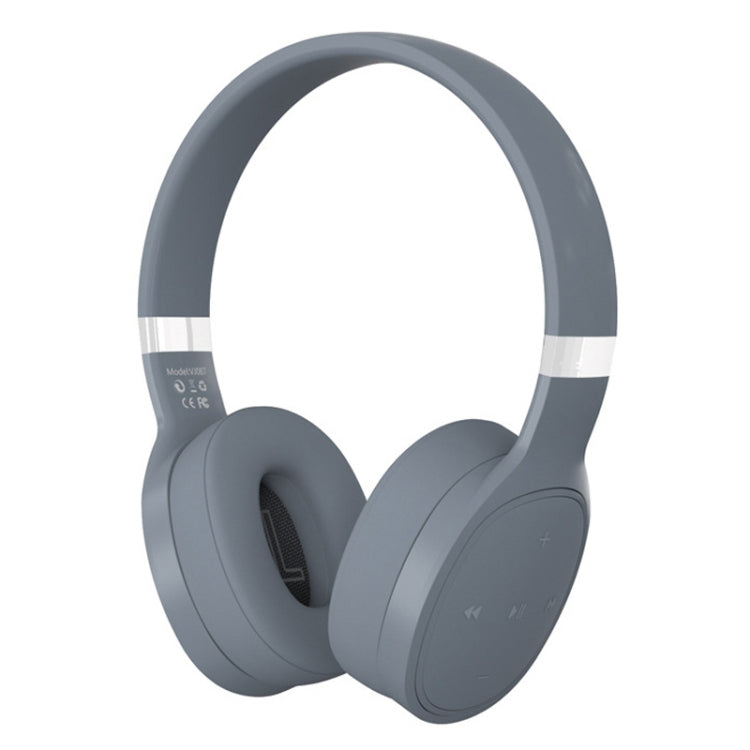 VJ087 Folding Wireless Sports Bluetooth Gaming Headset(Grey) - Headset & Headphone by PMC TechLife | Online Shopping South Africa | PMC TechLife