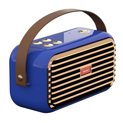 X7 Outdoor Portable Dual Speaker Wireless Bluetooth Retro Portable Speaker(Blue) - Desktop Speaker by PMC Jewellery | Online Shopping South Africa | PMC Jewellery