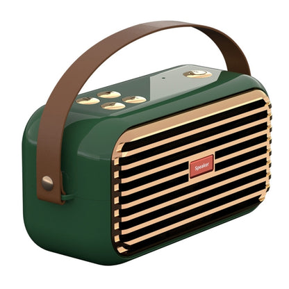 X7 Outdoor Portable Dual Speaker Wireless Bluetooth Retro Portable Speaker(Green) - Desktop Speaker by PMC Jewellery | Online Shopping South Africa | PMC Jewellery