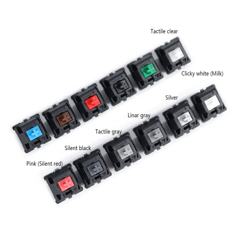 10PCS Cherry Shaft MX Switch Linear Mute Keyboard Shaft, Color: Mute Red Shaft - Other by PMC TechLife | Online Shopping South Africa | PMC TechLife