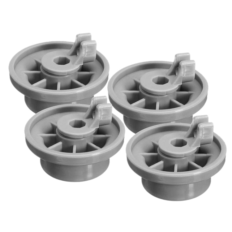 4 PCS Wheels for Bosch Siemens Neff 165314 Dishwasher Accessories(Light Grey) - Dish Washers & Accessories by PMC TechLife | Online Shopping South Africa | PMC TechLife