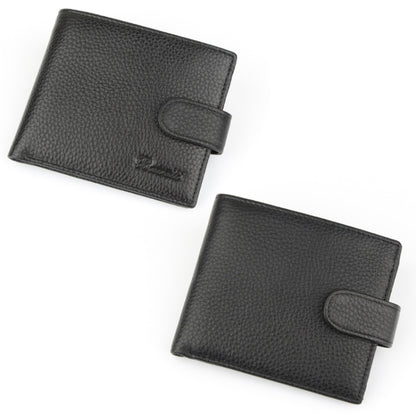 965013 Anti-Theft Brush RFID Men Wallet Short Strap Button Multi-Card Layer Men Wallet - Antimagnetic RFID Package by PMC Jewellery | Online Shopping South Africa | PMC Jewellery | Buy Now Pay Later Mobicred