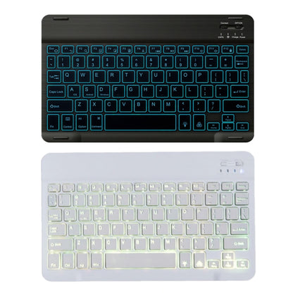 78 Keys 10 Inch RGB Colorful Backlit Bluetooth Keyboard For Mobile Phone / Tablet(Black) - Wireless Keyboard by PMC Jewellery | Online Shopping South Africa | PMC Jewellery