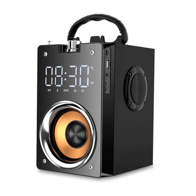 T3 Multifunctional Subwoofer Clock Bluetooth Speaker With Phone Stand Function(Black) - Desktop Speaker by PMC Jewellery | Online Shopping South Africa | PMC Jewellery