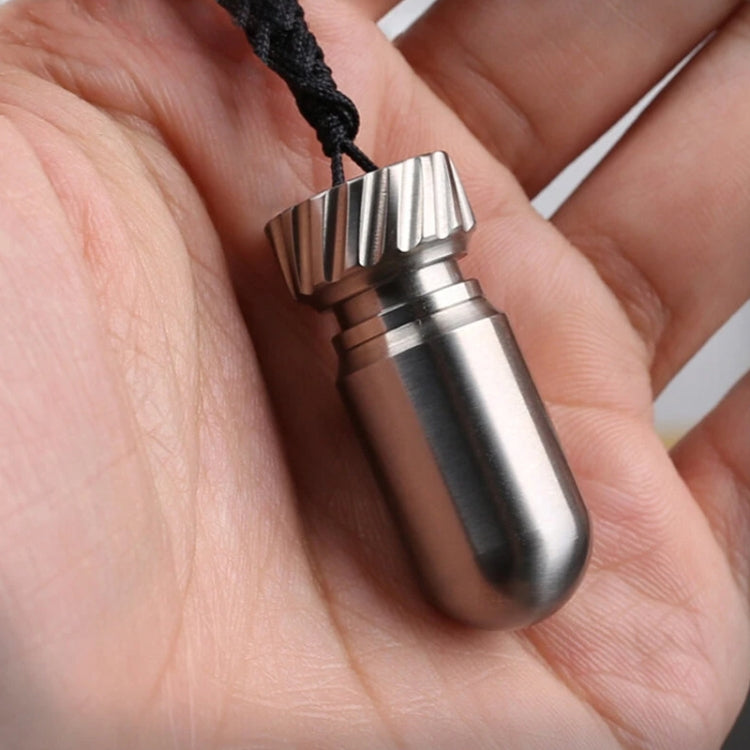 Portable Pure Titanium Mini Waterproof Warehouse Sealed Jar Pill Box, Color: Primary Color - free shipping - PMC TechLife - Order now!