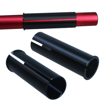2 PCS FMFXTR Bicycle Seat Tube Reducer Sleeve Conversion Sleeve, Specification: 31.6mm To 27.2mm - Bicycle Seat Posts by FMFXTR | Online Shopping South Africa | PMC Jewellery