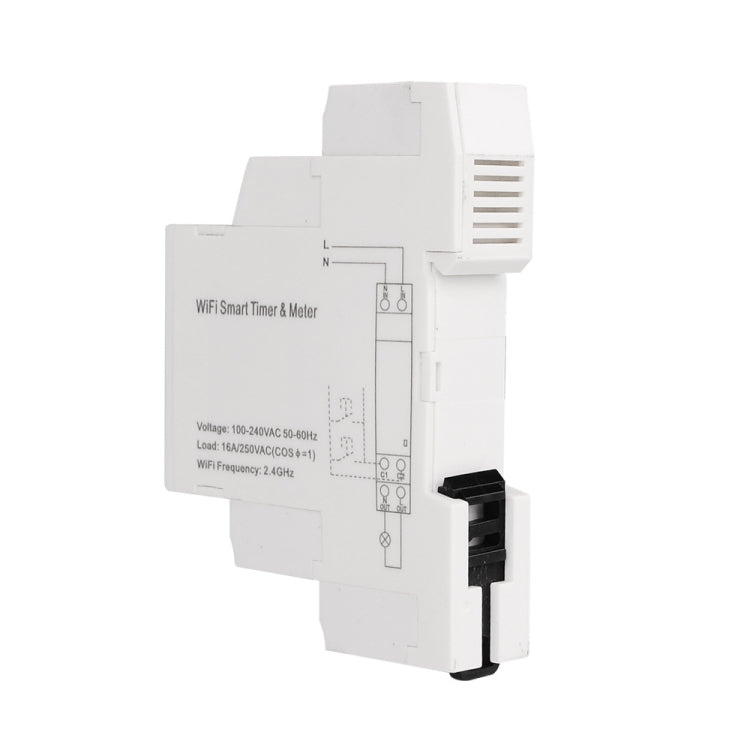 SINOTIMER TM608 Smart WiFi Single-Phase Power Meter Mobile App Home Rail Meter 16A 100-240V - free shipping - PMC TechLife - Order now!