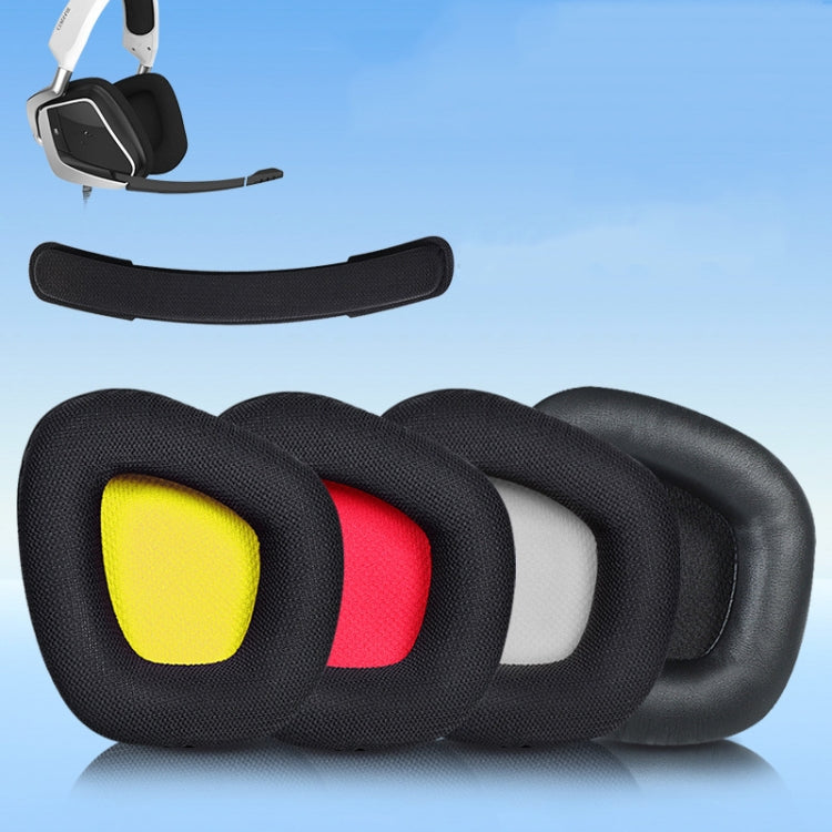 2 PCS Replacement Earpads for Corsair Void Pro Elite,Style: Black Ice Sensory Leather - Earmuff & Pad by PMC Jewellery | Online Shopping South Africa | PMC Jewellery