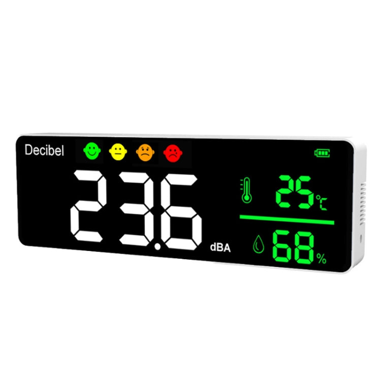 DM1306D Wall-mounted Decibel Meter Temperature & Humidity Detector - Light & Sound Meter by PMC TechLife | Online Shopping South Africa | PMC TechLife | Buy Now Pay Later Mobicred