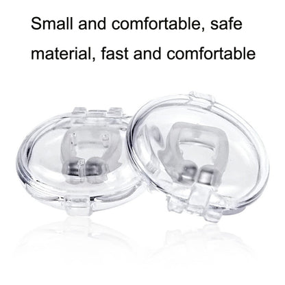 10 PCS Mini Portable Silicone Magnetic Snoring Stopper(Transparent) - Anti Snoring Tools by PMC Jewellery | Online Shopping South Africa | PMC Jewellery