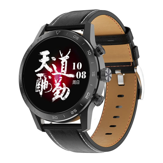 LOANIY DT70 Analog Digital Dual Display Smart Call Watch(Black Leather) - Smart Watches by LOANIY | Online Shopping South Africa | PMC Jewellery | Buy Now Pay Later Mobicred