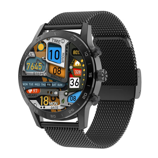 LOANIY DT70 Analog Digital Dual Display Smart Call Watch(Black Steel) - Smart Watches by LOANIY | Online Shopping South Africa | PMC Jewellery | Buy Now Pay Later Mobicred