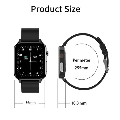 LOANIY E86 1.7 Inch Heart Rate Monitoring Smart Bluetooth Watch, Color: Red - Smart Watches by LOANIY | Online Shopping South Africa | PMC Jewellery | Buy Now Pay Later Mobicred