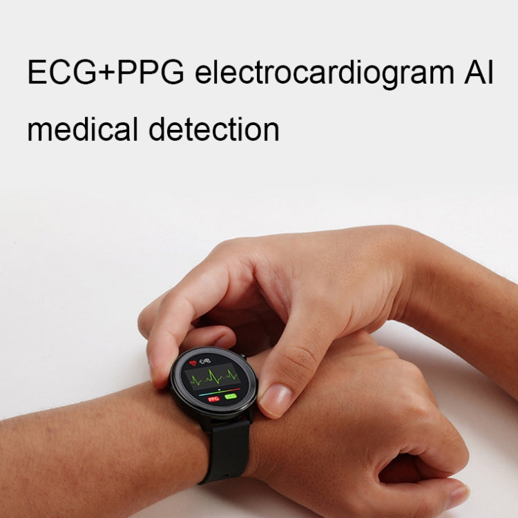 LOANIY E80 1.3 Inch Heart Rate Detection Smart Watch, Color: Black Leather - free shipping - PMC TechLife - Order now!