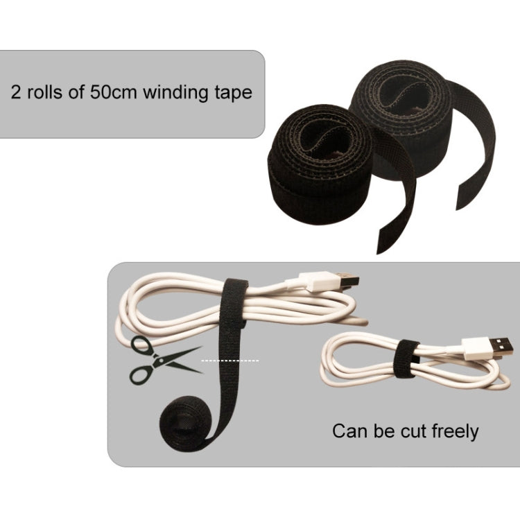 Network Pipe:126 In 1 Desktop Data Cable Organizer Storage Winder Combination Set - Cable Organizer by PMC TechLife | Online Shopping South Africa | PMC TechLife