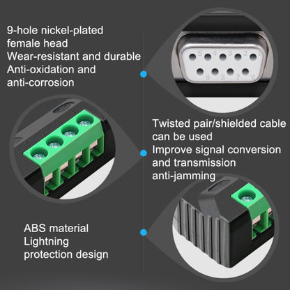 DTECH DT-9001 Industrial Grade Lightning And Surge Protection RS232 To 485 Converter - Sockets Adapters Accessories by DTECH | Online Shopping South Africa | PMC Jewellery | Buy Now Pay Later Mobicred