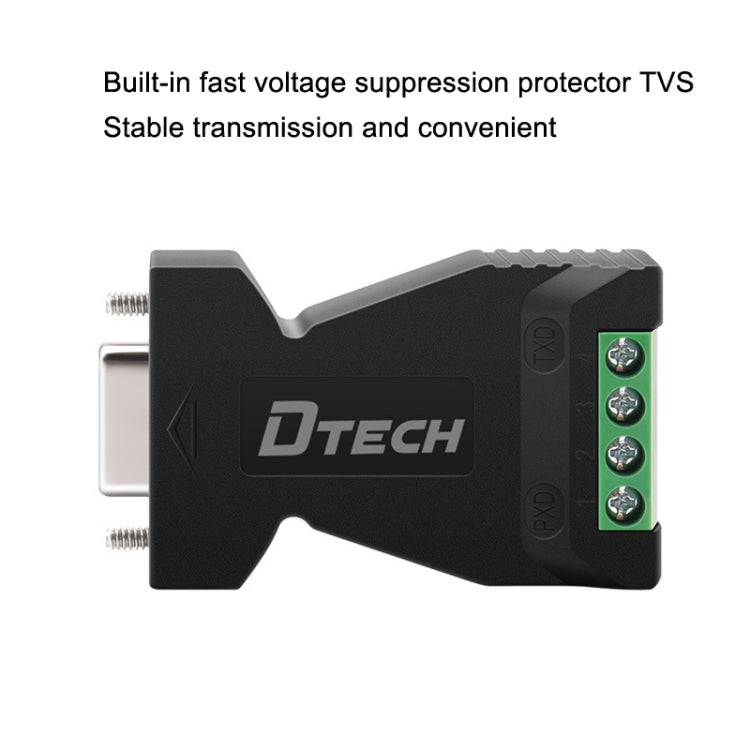 DTECH DT-9001 Industrial Grade Lightning And Surge Protection RS232 To 485 Converter - Sockets Adapters Accessories by DTECH | Online Shopping South Africa | PMC Jewellery | Buy Now Pay Later Mobicred