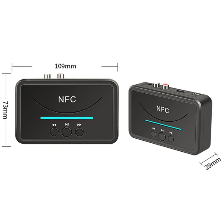 BT-200 NFC Bluetooth Wireless Audio Receiver U Disk Player - Audio Receiver Transmitter by PMC TechLife | Online Shopping South Africa | PMC TechLife