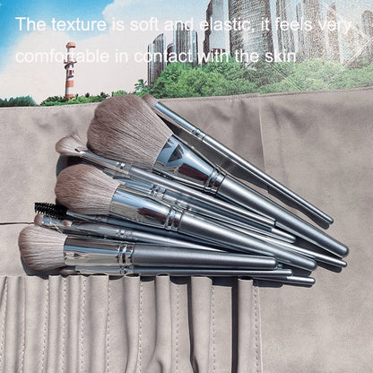 14 PCS / Set Beginner Makeup Brush Set Beauty Tools(Gray) - Makeup Brushes by PMC Jewellery | Online Shopping South Africa | PMC Jewellery