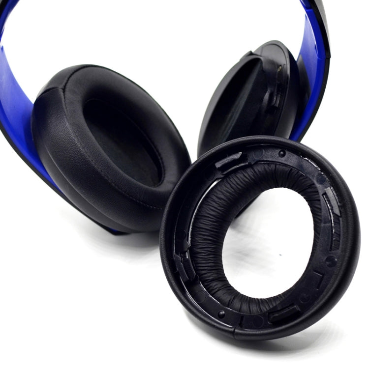 2 PCS Headphone Sponge Cover for SONY PS3 PS4 7.1 Gold,Style: Blue Earpads - Earmuff & Pad by PMC TechLife | Online Shopping South Africa | PMC TechLife
