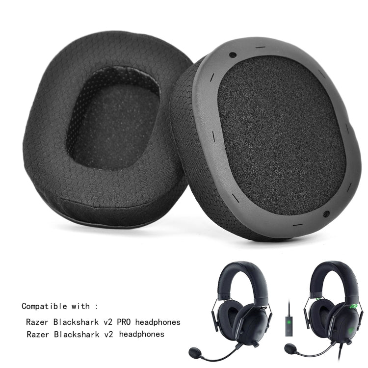 2 PCS Sponge Cover Ear Pads for Razer BlackShark V2 /V2 Pro,Style:  Football Net - Earmuff & Pad by PMC Jewellery | Online Shopping South Africa | PMC Jewellery