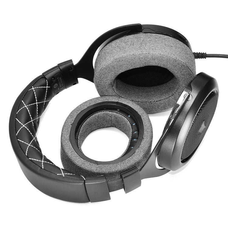 1Pair Earmuffs Earpads  for CORSAIR HS50 Pro HS60 Pro HS70 Pro(Grey Linen Thickened) - Earmuff & Pad by PMC TechLife | Online Shopping South Africa | PMC TechLife