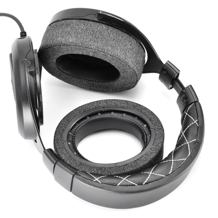 1 Pair Earmuffs Earpads  For CORSAIR HS50 Pro HS60 Pro HS70 Pro(Gray Linen + Leather) - Earmuff & Pad by PMC TechLife | Online Shopping South Africa | PMC TechLife