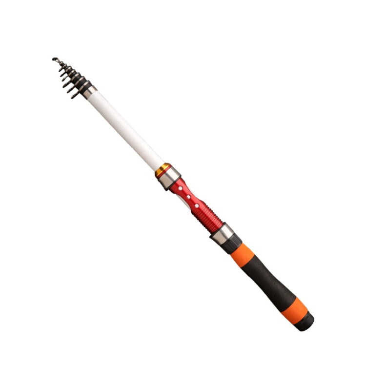 Soft Tailed Small Rod Retracting Short Raft Fishing Rod, Length: 2.1m - Fishing Rods & Accessories by PMC Jewellery | Online Shopping South Africa | PMC Jewellery