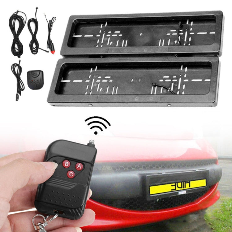 European Standard Electric License Plate Roller Shutter Protective Cover - License Plate Covers & Frames by PMC TechLife | Online Shopping South Africa | PMC TechLife | Buy Now Pay Later Mobicred