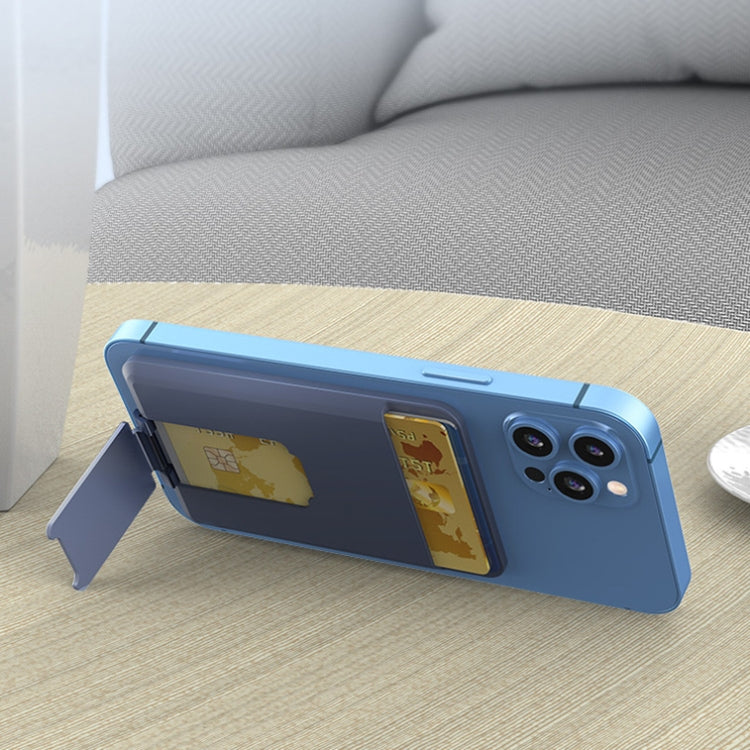 CY133H Silicone Magnetic Phone Holder with Card Holder Function(Black) - Hand-Sticking Bracket by PMC TechLife | Online Shopping South Africa | PMC TechLife