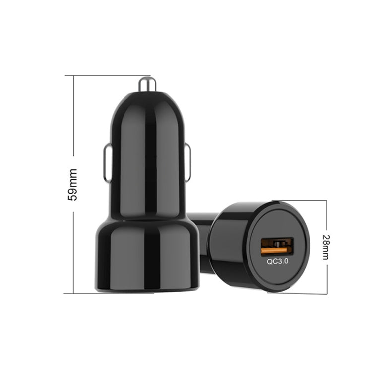 IBD321-Q3 Universal Fireproof Mobile Phone Car Charger, Model: 3.1A+15W - free shipping - PMC TechLife - Order now!