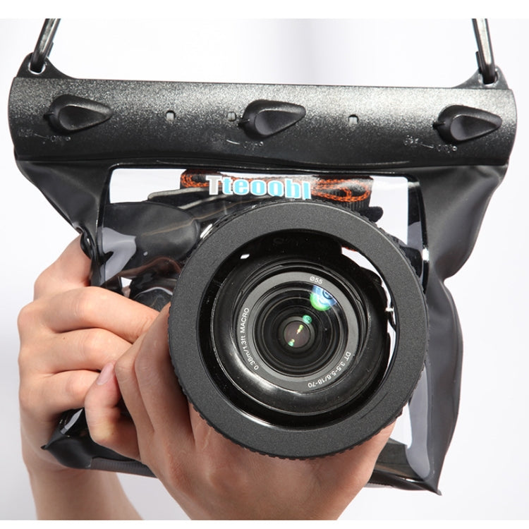 Tteoobl  20m Underwater Diving Camera Housing Case Pouch  Camera Waterproof Dry Bag, Size: M(Black) - free shipping - PMC TechLife - Order now!