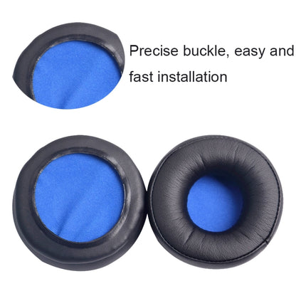 2 PCS Breathable Headphone Case Ear Pads For Audio-Technica ATH-FC7/FC700/FC707/FC5/RE70(Blue Net) - Earmuff & Pad by PMC Jewellery | Online Shopping South Africa | PMC Jewellery