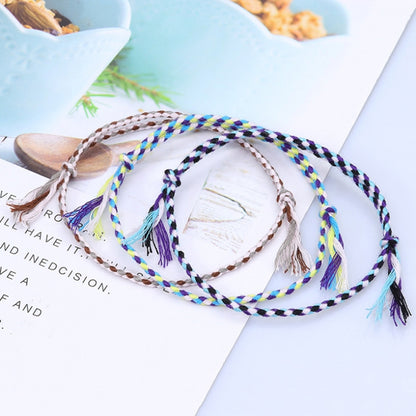 10pcs /Pack 1010-89 Four-strand Colorful Braided Rope Adjustable Bracelet(18) - Bracelets by PMC Jewellery | Online Shopping South Africa | PMC Jewellery | Buy Now Pay Later Mobicred