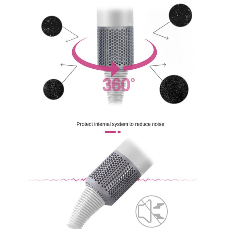 2 PCS Outer Cover Dust Filter for Dyson Hair Dryer HD01/HD03/HD08(Silver) - Dyson Accessories by PMC Jewellery | Online Shopping South Africa | PMC Jewellery