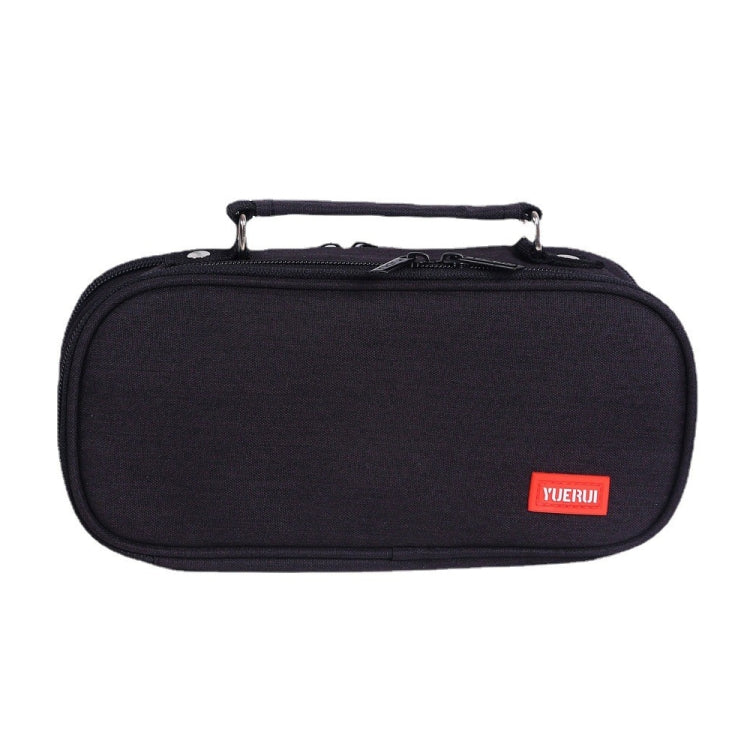 Large Capacity Multi-layer Portable Stationery Bag Canvas Pen Bag(Black) - Pen Holder by PMC TechLife | Online Shopping South Africa | PMC TechLife | Buy Now Pay Later Mobicred