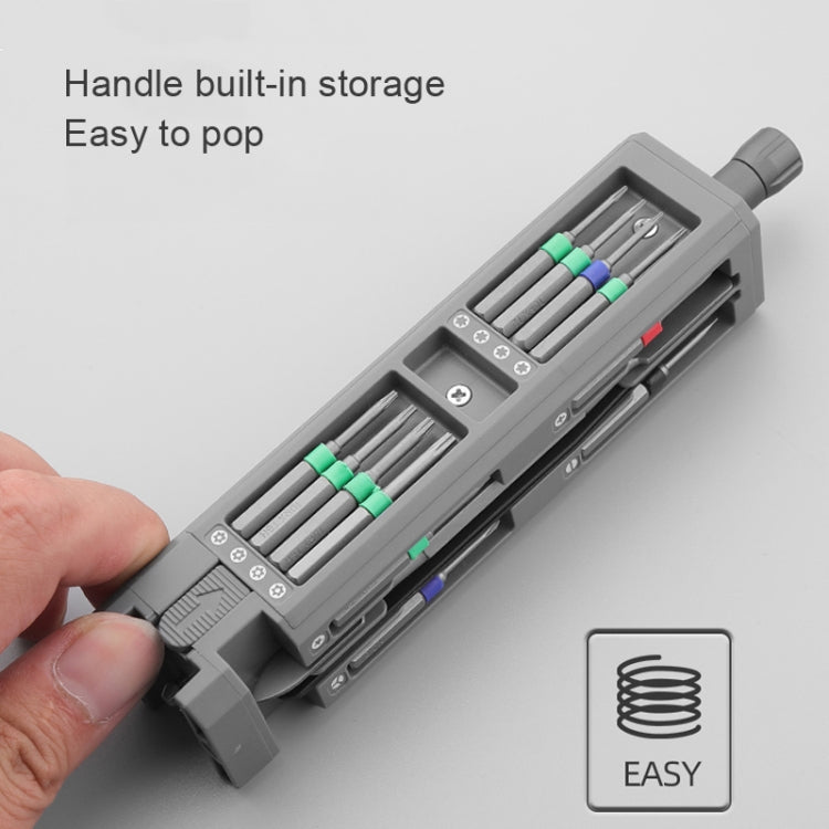 GREENER Screw Knife Set Disassembling Maintenance Tool, Series: 44 In 1 Aluminum Barrel - Screwdriver Set by PMC TechLife | Online Shopping South Africa | PMC TechLife