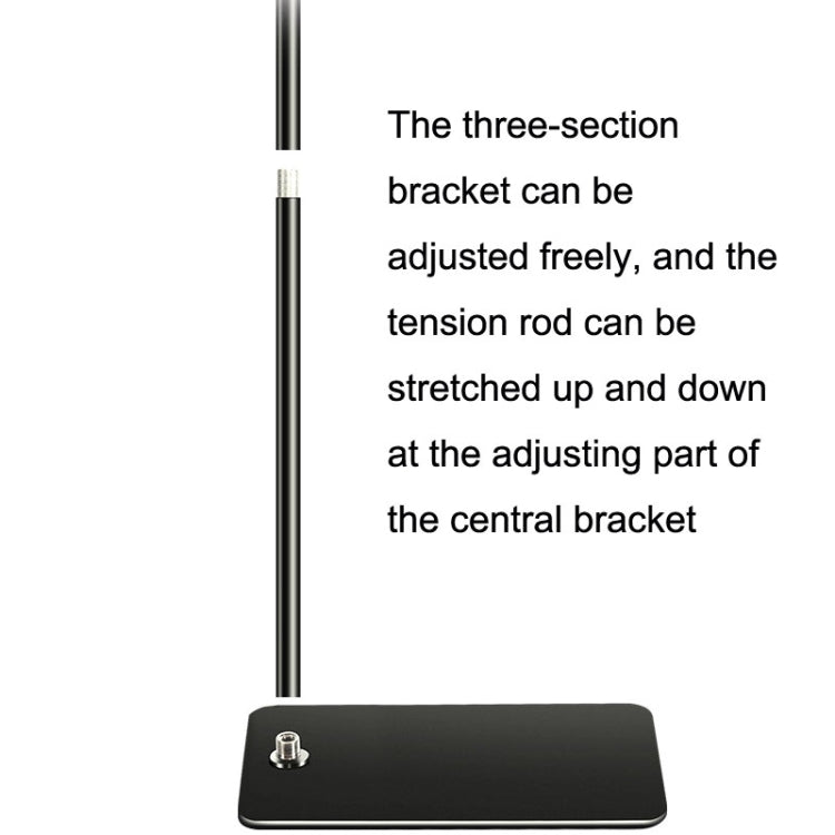 155cm Live Broadcast Bedside Cantilever Floor Bracket Desktop Floor Model (Black) - Lazy Bracket by PMC Jewellery | Online Shopping South Africa | PMC Jewellery